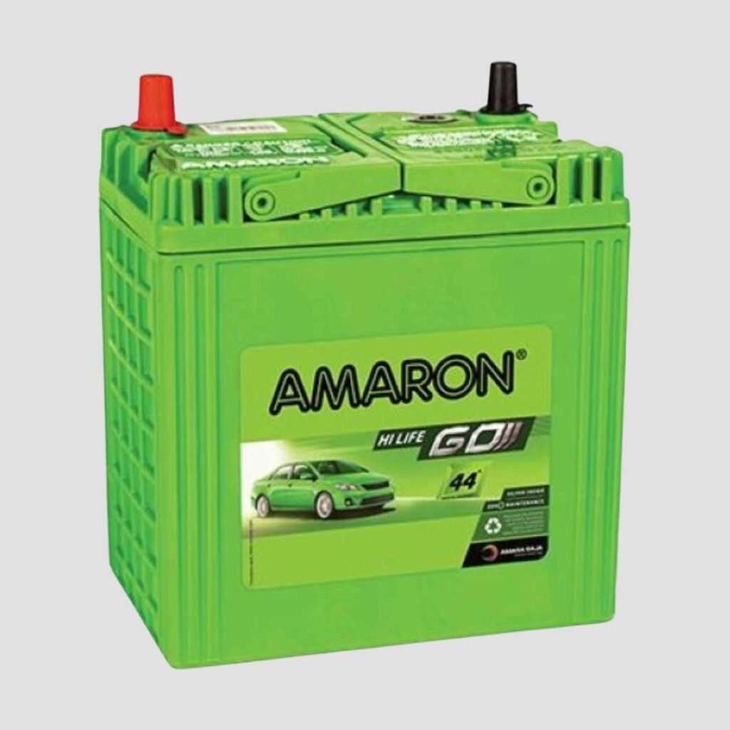 Amaron Go-38B20L 12V 35Ah Car Battery – Front Terminal for Passenger Cars