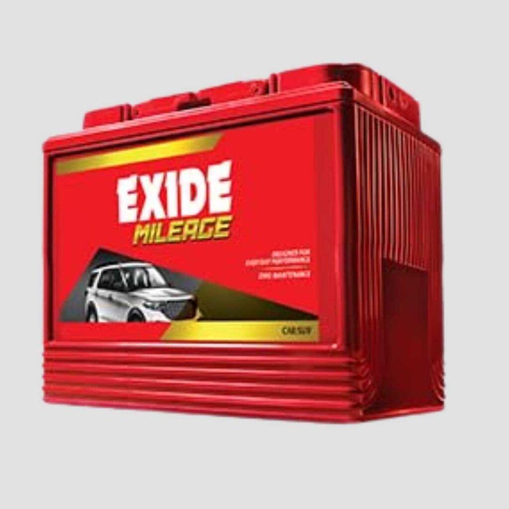 Exide Mileage ML38B20L 35Ah Car Battery – 60-Month Warranty, Spill-Resistant