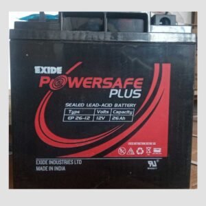 Exide PowerSafe 12V 26AH Sealed Battery – UPS & Solar Use
