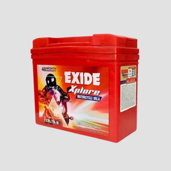 Exide Xplore 7AH battery for Two wheelers
