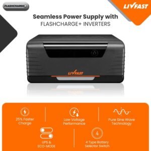 Livfast FLASHCHARGE+ 1500VA Inverter