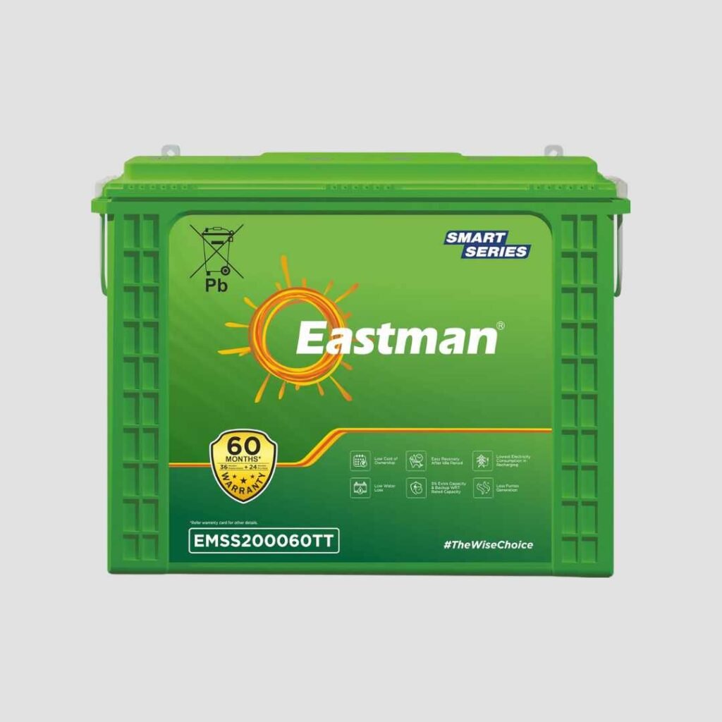 Eastman EMSS200060TT 200Ah Tall Tubular Battery