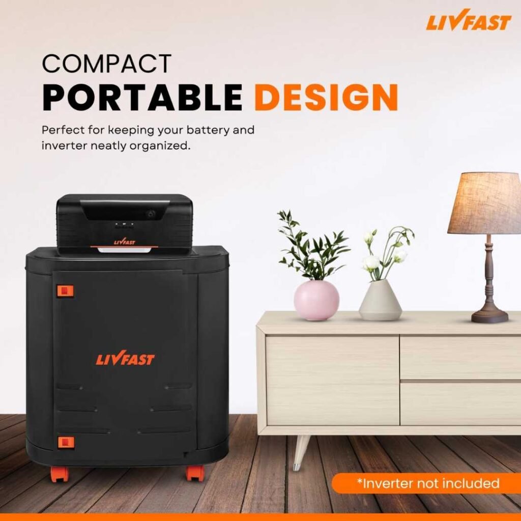 Livfast Inverter Battery Trolley